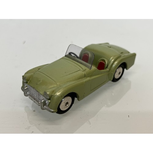 174 - A diecast Corgi toys, car Triumph TR3 in green..

This lot is available for in-house shipping