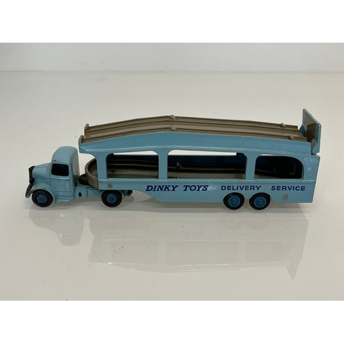 176 - A diecast Dinky toy, a motor car delivery transporter.

This lot is available for in-house shipping