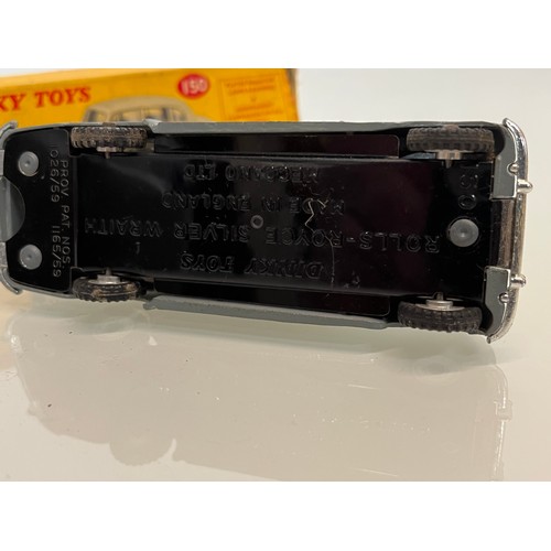 177 - A diecast Dinky toy, a Rolls Royce Wraith.

This lot is available for in-house shipping