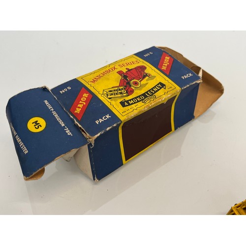 178 - A diecast Matchbox Major Toy No 5, a Massey Ferguson combine harvester.

This lot is available for i... 