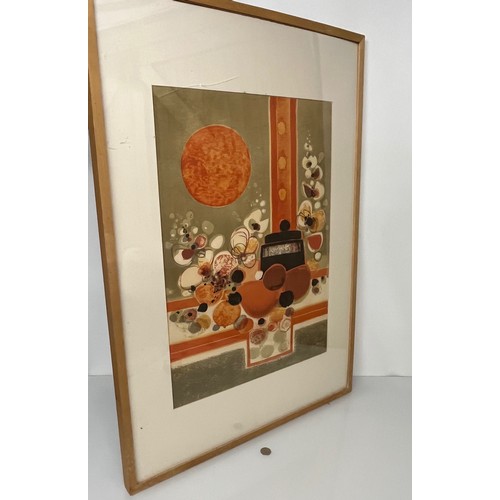 116 - C20th French Contemporary Art, Frederic Menguy a framed limited edition print 122 /260. 103 cm x 72 ... 
