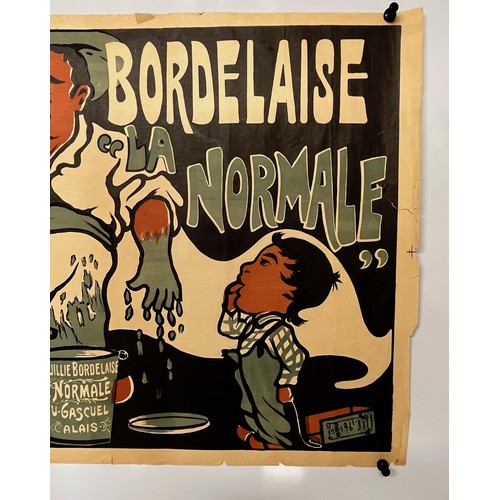 123 - 1905 poster for Bouille Bordelaise, U Gascuel, Calais, 84cm x 56.5 cm.

This lot is available for in... 