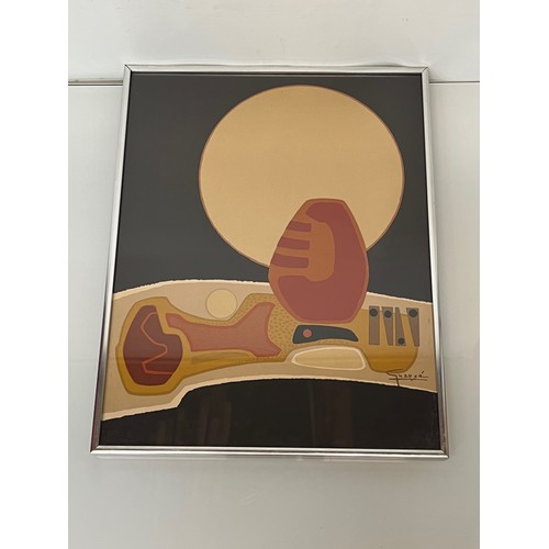 133 - Framed still life by Spanish artist Antonio Guanse, has a New York framer’s label to the rear. 

Thi... 