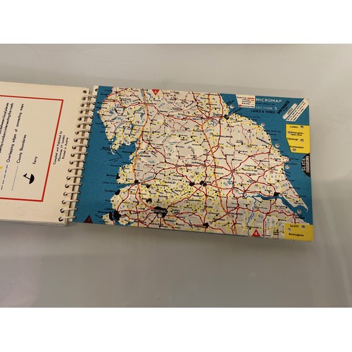 295 - C19th Map and Michelin Travel guides, four regional guide books a micro map of UK and Smiths map of ... 