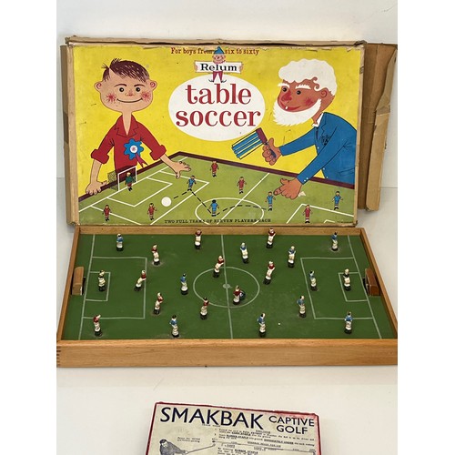 297 - Toys, Table soccer, a flick type toy enabling the ball to moved around the pitch, nice original box,... 