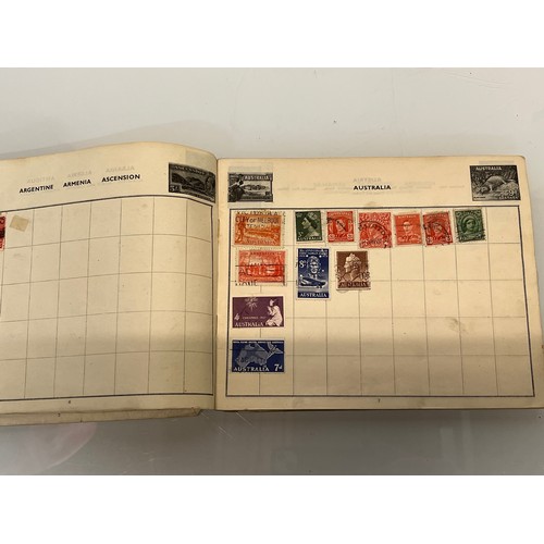 302 - A Windsor Junior Stamp album and some WWII military envelopes.

This lot is available for in-house s... 