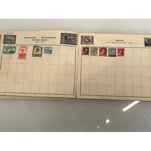 302 - A Windsor Junior Stamp album and some WWII military envelopes.

This lot is available for in-house s... 