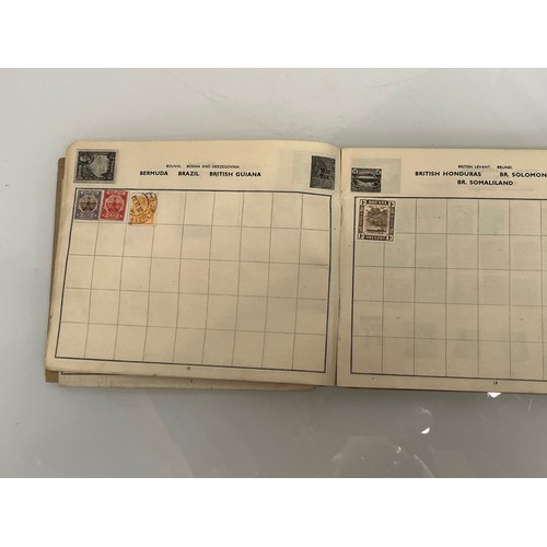 302 - A Windsor Junior Stamp album and some WWII military envelopes.

This lot is available for in-house s... 