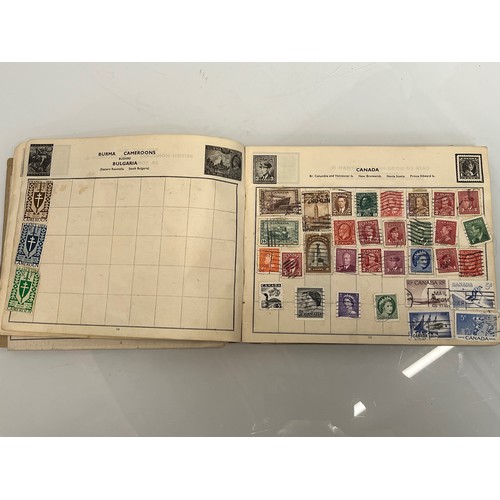 302 - A Windsor Junior Stamp album and some WWII military envelopes.

This lot is available for in-house s... 