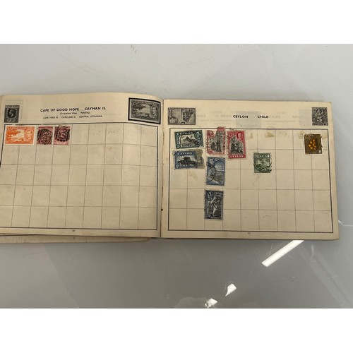 302 - A Windsor Junior Stamp album and some WWII military envelopes.

This lot is available for in-house s... 