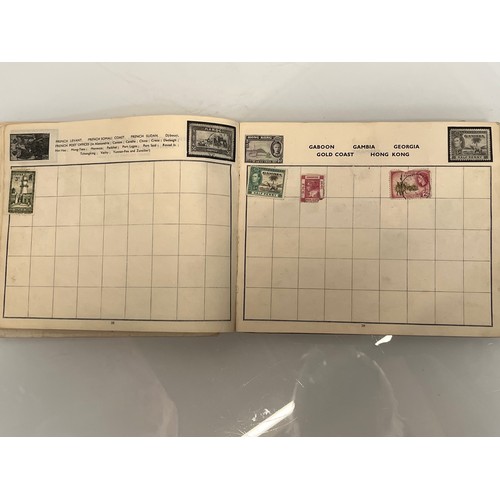 302 - A Windsor Junior Stamp album and some WWII military envelopes.

This lot is available for in-house s... 