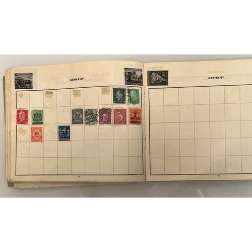 302 - A Windsor Junior Stamp album and some WWII military envelopes.

This lot is available for in-house s... 