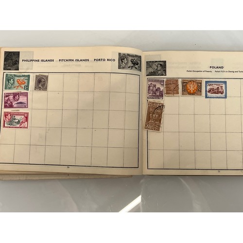 302 - A Windsor Junior Stamp album and some WWII military envelopes.

This lot is available for in-house s... 