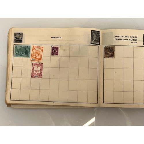 302 - A Windsor Junior Stamp album and some WWII military envelopes.

This lot is available for in-house s... 