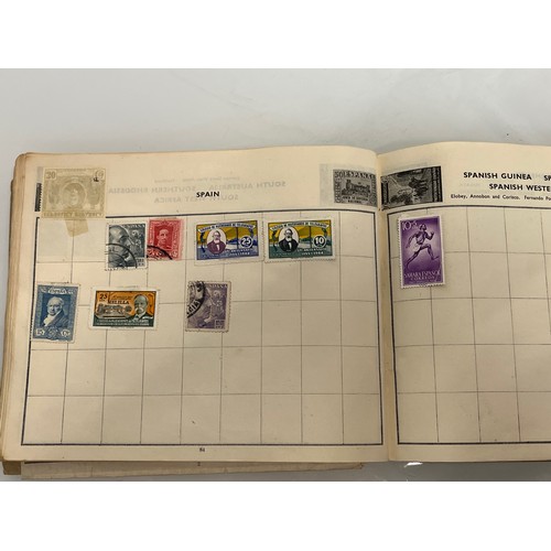 302 - A Windsor Junior Stamp album and some WWII military envelopes.

This lot is available for in-house s... 