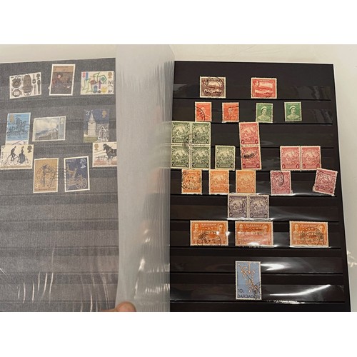 303 - Stamps an album featuring a collection of World stamps..

This lot is available for in-house shippin... 