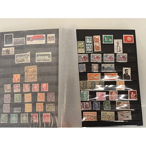 303 - Stamps an album featuring a collection of World stamps..

This lot is available for in-house shippin... 