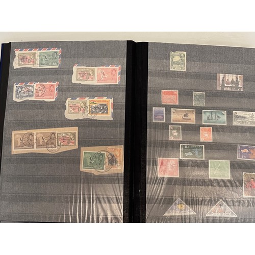 303 - Stamps an album featuring a collection of World stamps..

This lot is available for in-house shippin... 