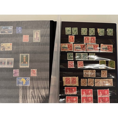 303 - Stamps an album featuring a collection of World stamps..

This lot is available for in-house shippin... 