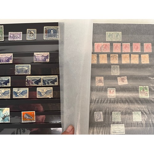 303 - Stamps an album featuring a collection of World stamps..

This lot is available for in-house shippin... 