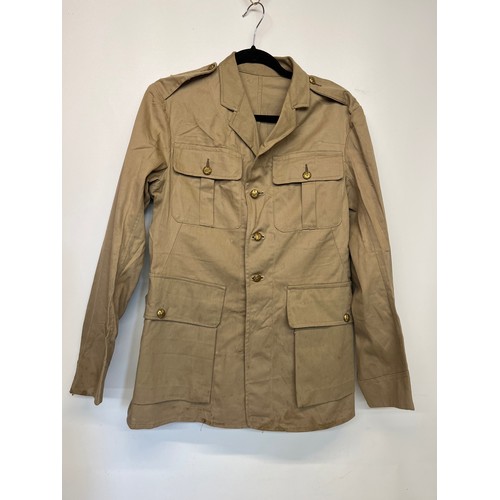 313 - Militaria, 1941 dated British army uniform jacket from Lieut A Sutton who served in counter intellig... 