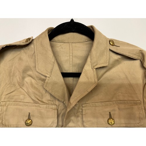 313 - Militaria, 1941 dated British army uniform jacket from Lieut A Sutton who served in counter intellig... 