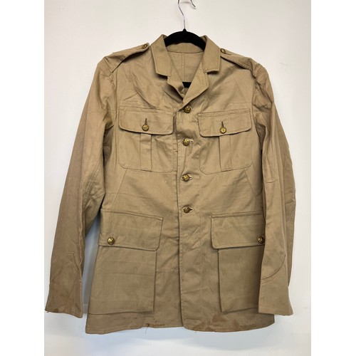 313 - Militaria, 1941 dated British army uniform jacket from Lieut A Sutton who served in counter intellig... 