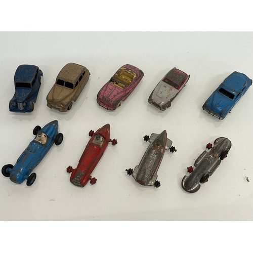 330 - A collection of diecast Dinky toys, cars and racing cars.

This lot is available for in-house shippi... 