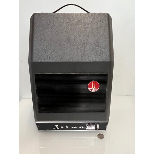 21 - A cased Sonik 8 film projector incorporating a loud speaker and microphone

This lot is available fo... 