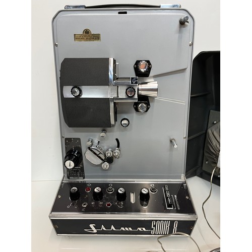 21 - A cased Sonik 8 film projector incorporating a loud speaker and microphone

This lot is available fo... 
