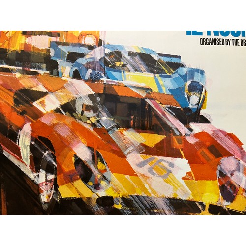 66 - Automobilia, 1972 motor racing poster by American artist Dexter Brown, 75.5 cm x 51cm.

This lot is ... 