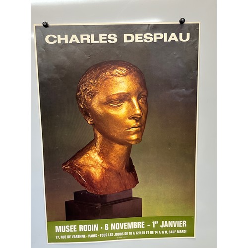 74 - 1970’s Parisian exhibition poster for French Sculptor Charles Despiau.

This lot is available for in... 