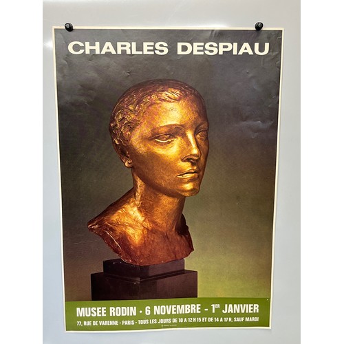 74 - 1970’s Parisian exhibition poster for French Sculptor Charles Despiau.

This lot is available for in... 