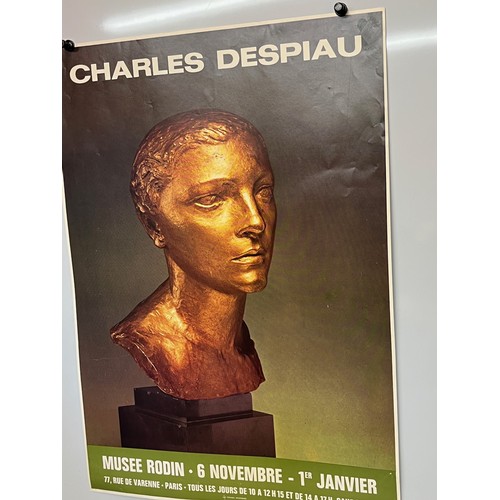 74 - 1970’s Parisian exhibition poster for French Sculptor Charles Despiau.

This lot is available for in... 