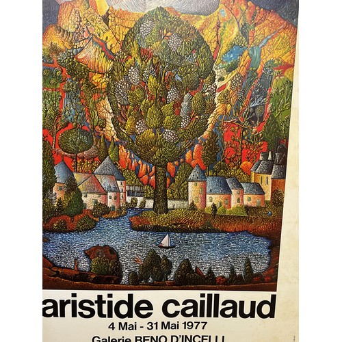 75 - 1977 Gallery exhibition poster for French artist Aristide Caillaud, 80 cm x 52 cm.

This lot is avai... 
