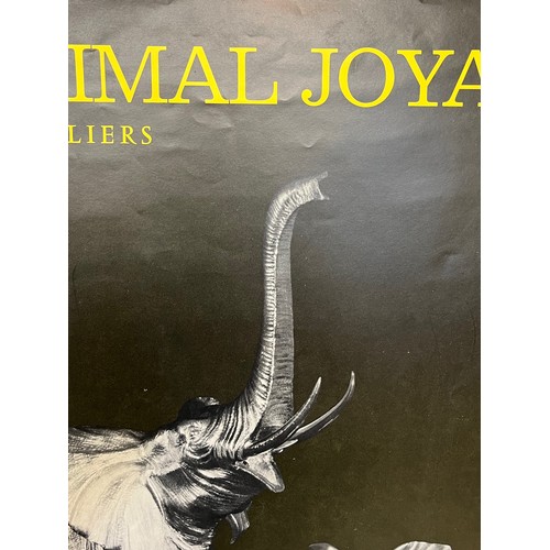 76 - Exhibition poster for L’Animal Joyau in 1977, 67 cm x 47 cm.

This lot is available for in-house shi... 