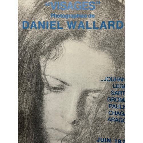 93 - 1974 exhibition poster for the photographer Daniel Wallard in Trouville Sur-Mer, 57.5 x 45.5 cm.

Th... 