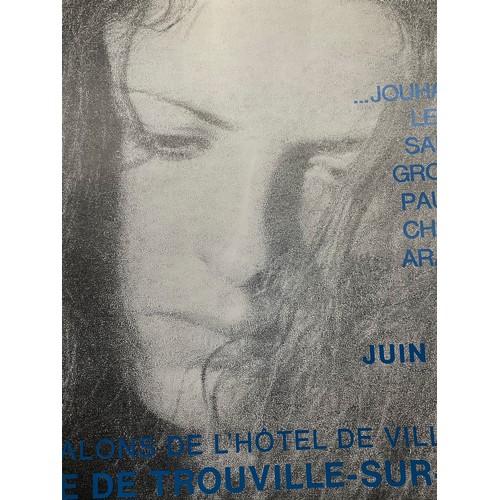 93 - 1974 exhibition poster for the photographer Daniel Wallard in Trouville Sur-Mer, 57.5 x 45.5 cm.

Th... 