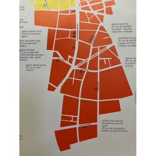 94 - Exhibitions in Paris poster from 1973, 65cm x 46cm.

This lot is available for in-house shipping