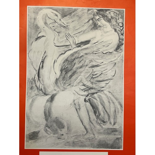96 - Museum exhibition poster for Leda and the Swan. 53.5 cm x 37.5 cm.

This lot is available for in-hou... 