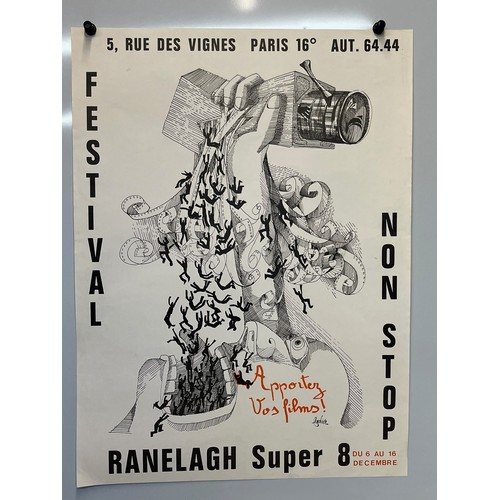98 - Promotional poster, Non Stop Film Festival, 62cm x 46cm.

This lot is available for in-house shippin... 