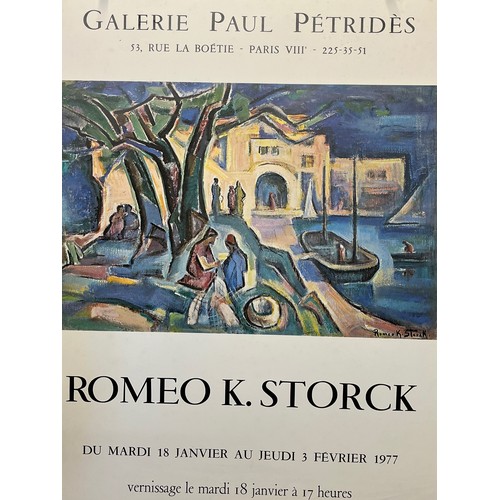 100 - Exhibition poster for Romainian artist Romeo Storck 1977, 62 cm x 46 cm.


This lot is available for... 