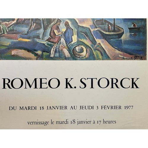100 - Exhibition poster for Romainian artist Romeo Storck 1977, 62 cm x 46 cm.


This lot is available for... 