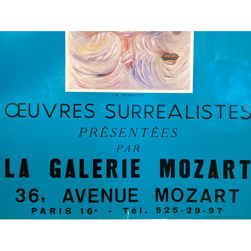 104 - Parisian Art Gallery exhibition poster, 69 cm x 48 cm.

This lot is available for in-house shipping