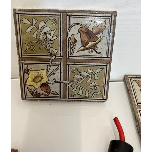 169 - Mixed items, 2 decorative tiles, a present from Aberystwro and a Ford car radio etc.

This lot is av... 