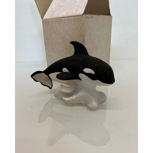 181 - A boxed Highbank porcelain figurine of a Killer Whale.

This lot is available for in-house shipping