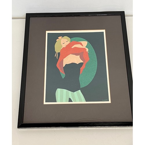 189 - Erotic art, framed picture by Amleto Dalla Costa, 35 cm x 43 cm.

This lot is available for in-house... 