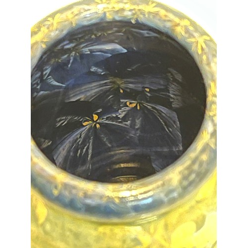 194 - Unusual small vase with an iridescent blue lustre glaze to the interior.

This lot is available for ... 