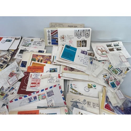 198 - A collection of Stamps and ephemera, first day covers etc.

This lot is available for in-house shipp... 