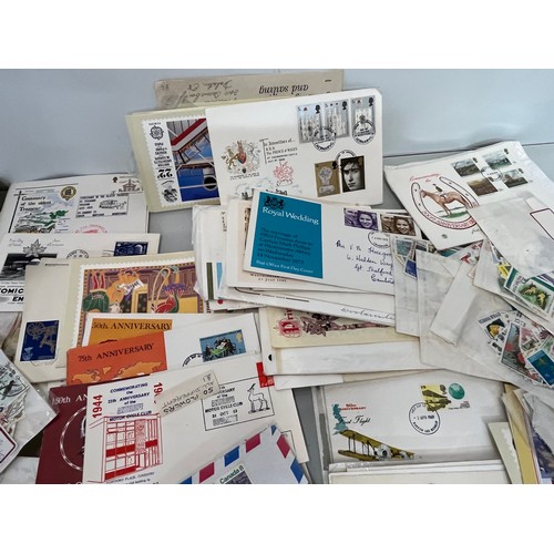 198 - A collection of Stamps and ephemera, first day covers etc.

This lot is available for in-house shipp... 